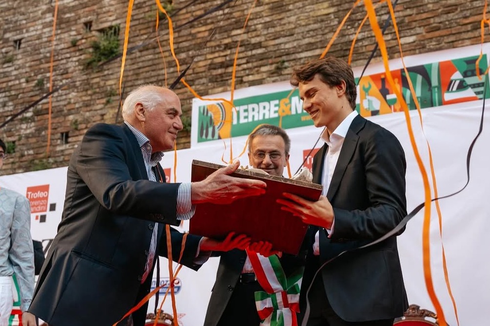 Oscar is awarded the Lorenzo Bandini Trophy